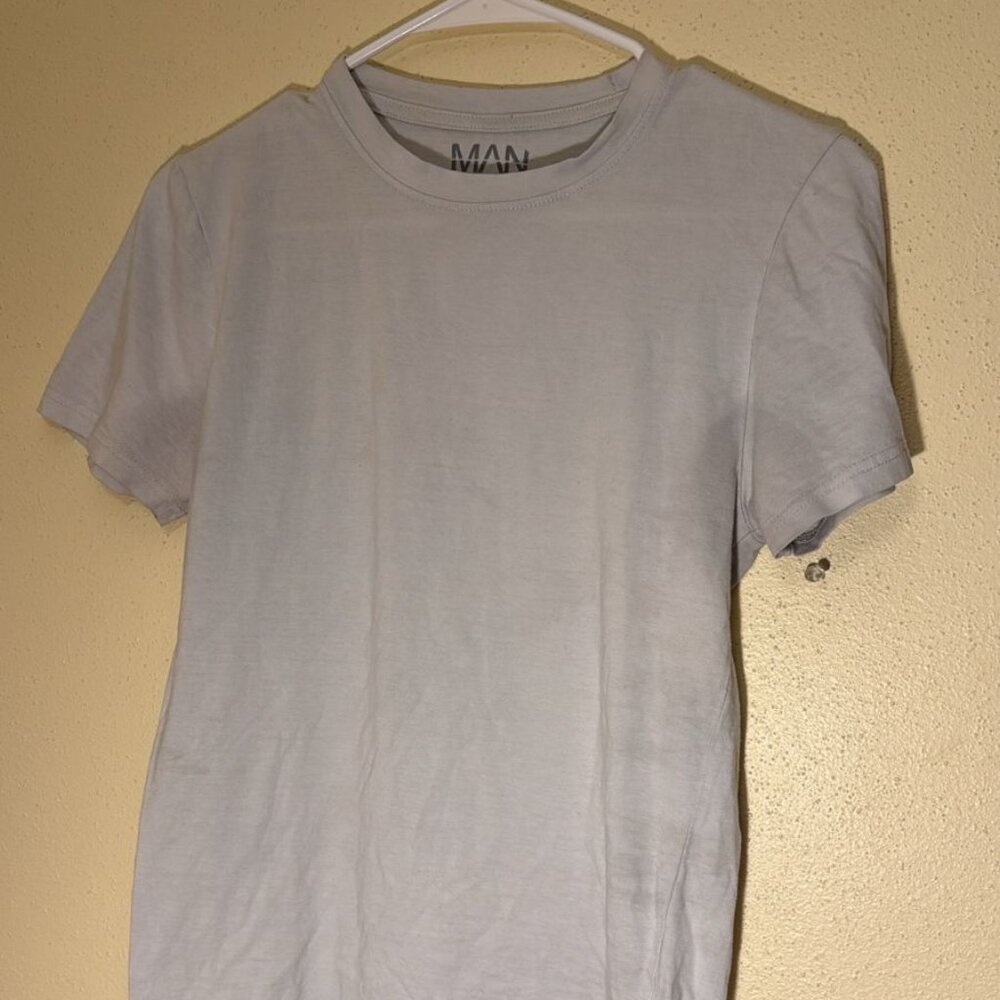 Grey slim fit shirt